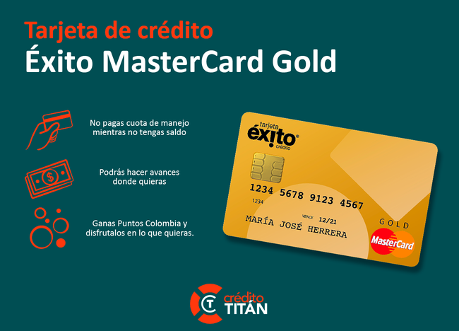 Tarjeta de crédito Éxito MasterCard Gold: Todo lo que necesitas saber