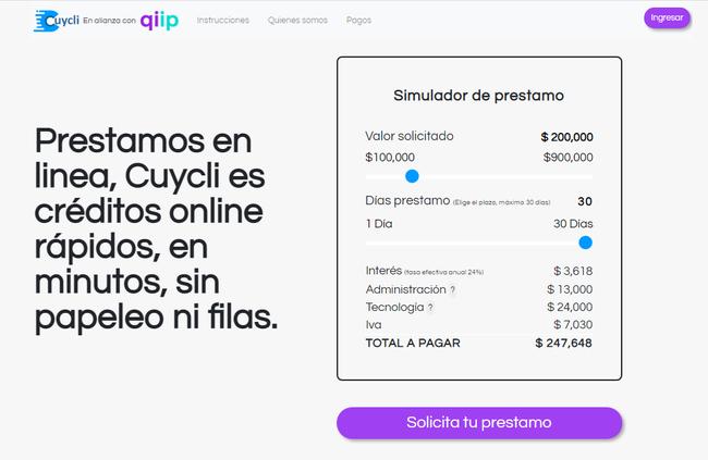 Conoce Cuycli: Préstamos en línea, plazos, intereses y requisitos
