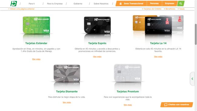 Tarjetas de Crédito de Banco Popular: Beneficios, cómo solicitarlas y sus requisitos